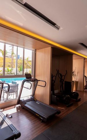 Studio à venda com 45m², 1 quarto e 1 vaga Studio à venda com 45m², 1 quarto e 1 vagaÁrea comum - Academia
