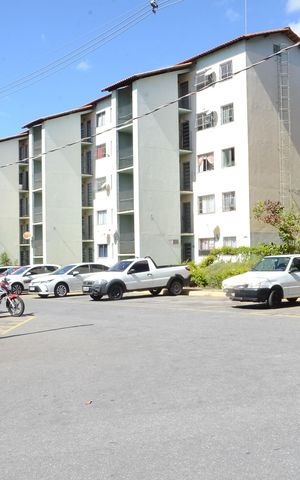 Apartamento à venda com 42m², 2 quartos e 1 vagaFachada do bloco
