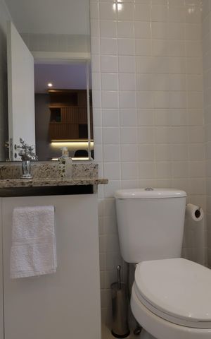 Apartamento à venda com 138m², 3 quartos e 2 vagasBanheiro da Suíte 1