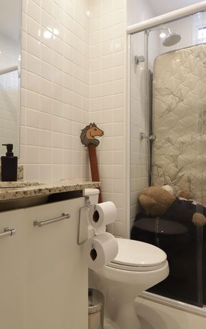 Apartamento à venda com 138m², 3 quartos e 2 vagasBanheiro da Suíte 2