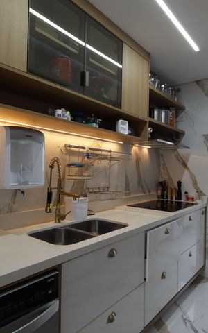 Apartamento à venda com 138m², 3 quartos e 2 vagasCozinha