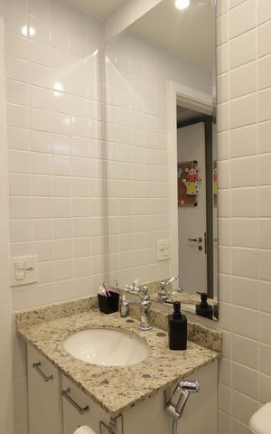 Apartamento à venda com 138m², 3 quartos e 2 vagasBanheiro da Suíte 2