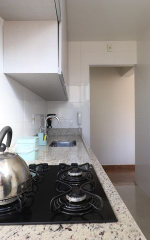 Apartamento à venda com 55m², 1 quarto e 1 vagaCozinha e Área de Serviço