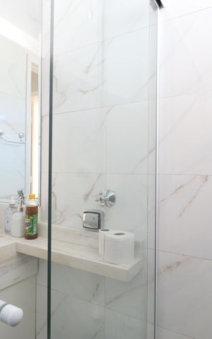 Apartamento à venda com 55m², 1 quarto e 1 vagaBanheiro