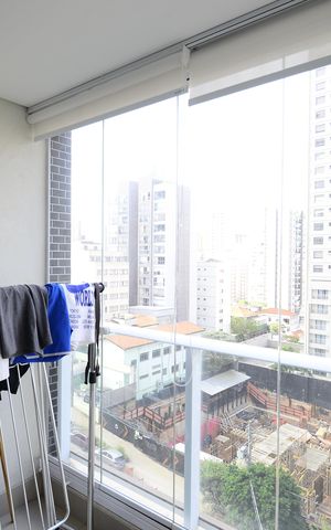 Apartamento à venda com 44m², 1 quarto e 1 vagaVaranda
