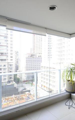 Apartamento à venda com 44m², 1 quarto e 1 vagaVaranda