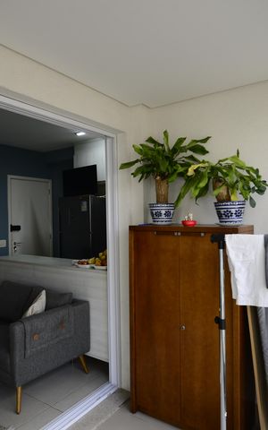 Apartamento à venda com 44m², 1 quarto e 1 vagaVaranda