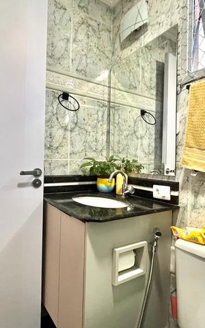 Apartamento para alugar com 51m², 2 quartos e 1 vaga Apartamento para alugar com 51m², 2 quartos e 1 vagaBanheiro