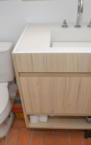 Studio à venda com 46m², 1 quarto e 1 vaga Studio à venda com 46m², 1 quarto e 1 vagaBanheiro da Suíte