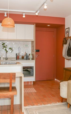 Studio à venda com 46m², 1 quarto e 1 vaga Studio à venda com 46m², 1 quarto e 1 vagaSala e Cozinha