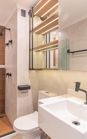 Apartamento à venda com 71m², 3 quartos e 1 vagaBanheiro Social