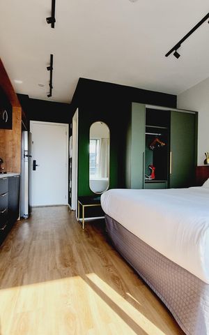 Apartamento para alugar com 25m², 1 quarto e 1 vaga Apartamento para alugar com 25m², 1 quarto e 1 vagaSala/Quarto