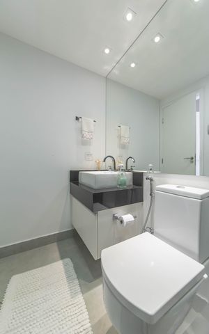 Apartamento para alugar com 92m², 2 quartos e 2 vagasBanheiro da Suíte 1