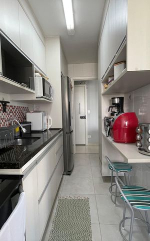Apartamento à venda com 89m², 2 quartos e 2 vagas Apartamento à venda com 89m², 2 quartos e 2 vagasCozinha