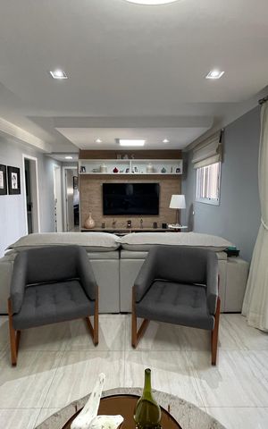 Apartamento à venda com 89m², 2 quartos e 2 vagas Apartamento à venda com 89m², 2 quartos e 2 vagasSala