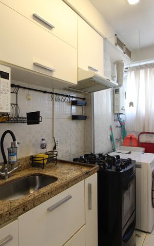 Apartamento à venda com 51m², 2 quartos e 1 vagaCozinha