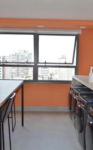 Studio para alugar com 21m², 1 quarto e sem vagaLavanderia