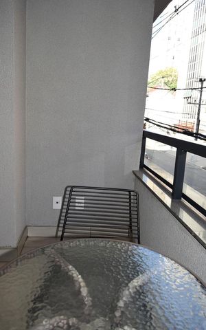 Studio à venda com 31m², 1 quarto e sem vagaVaranda