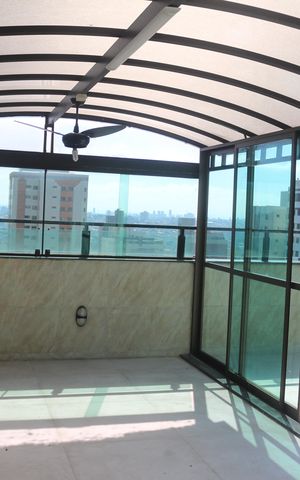 Apartamento à venda com 255m², 4 quartos e 3 vagasCobertura