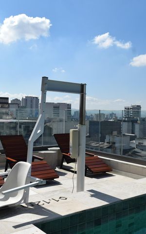 Studio para alugar com 33m², 1 quarto e sem vagaPiscina