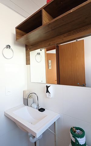 Apartamento para alugar com 55m², 2 quartos e 1 vagaBanheiro