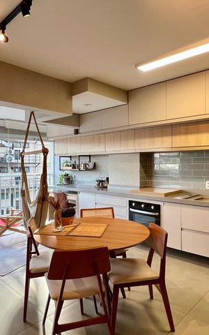Apartamento à venda com 57m², 1 quarto e 2 vagas Apartamento à venda com 57m², 1 quarto e 2 vagasSala/Cozinha