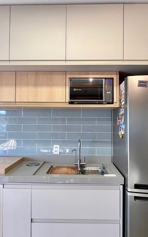 Apartamento à venda com 57m², 1 quarto e 2 vagas Apartamento à venda com 57m², 1 quarto e 2 vagasCozinha