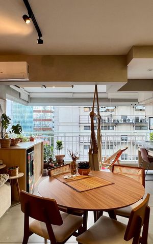 Apartamento à venda com 57m², 1 quarto e 2 vagas Apartamento à venda com 57m², 1 quarto e 2 vagasSala/Cozinha