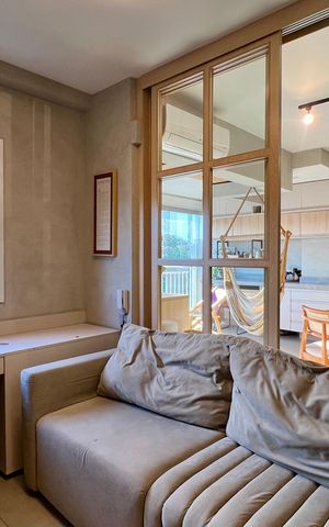 Apartamento à venda com 57m², 1 quarto e 2 vagas Apartamento à venda com 57m², 1 quarto e 2 vagasSala de TV
