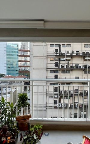 Apartamento à venda com 57m², 1 quarto e 2 vagas Apartamento à venda com 57m², 1 quarto e 2 vagasVaranda