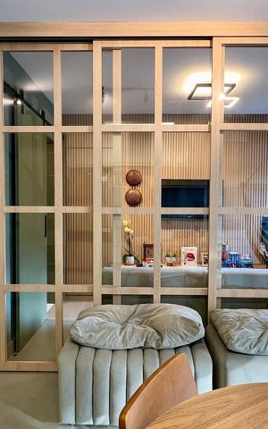 Apartamento à venda com 57m², 1 quarto e 2 vagas Apartamento à venda com 57m², 1 quarto e 2 vagasSala/Cozinha