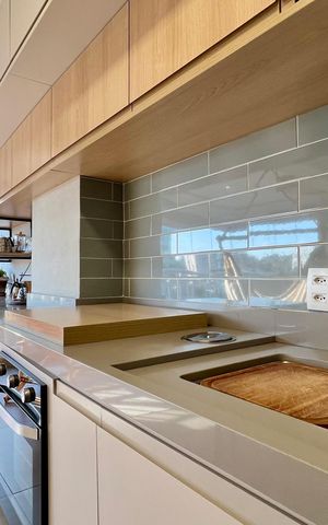 Apartamento à venda com 57m², 1 quarto e 2 vagas Apartamento à venda com 57m², 1 quarto e 2 vagasCozinha