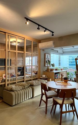 Apartamento à venda com 57m², 1 quarto e 2 vagas Apartamento à venda com 57m², 1 quarto e 2 vagasSala/Cozinha