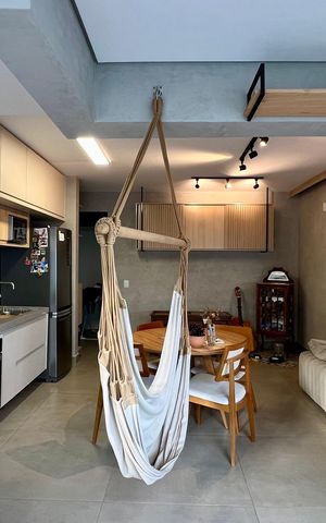 Apartamento à venda com 57m², 1 quarto e 2 vagas Apartamento à venda com 57m², 1 quarto e 2 vagasVaranda