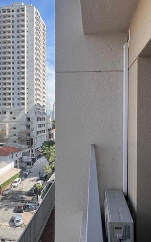 Studio para alugar com 24m², 1 quarto e sem vaga Studio para alugar com 24m², 1 quarto e sem vagaSacada