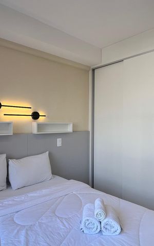 Studio para alugar com 24m², 1 quarto e sem vaga Studio para alugar com 24m², 1 quarto e sem vagaQuarto