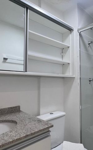 Studio para alugar com 24m², 1 quarto e sem vaga Studio para alugar com 24m², 1 quarto e sem vagaBanheiro