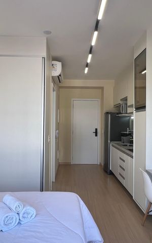 Studio para alugar com 24m², 1 quarto e sem vaga Studio para alugar com 24m², 1 quarto e sem vagaQuarto