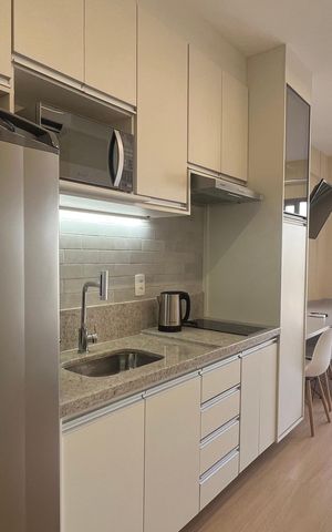 Studio para alugar com 24m², 1 quarto e sem vaga Studio para alugar com 24m², 1 quarto e sem vagaCozinha