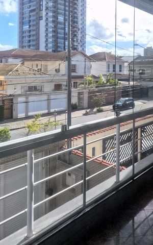Casa para alugar com 290m², 4 quartos e 3 vagasVaranda da Sala de estar e jantar - 1º Piso