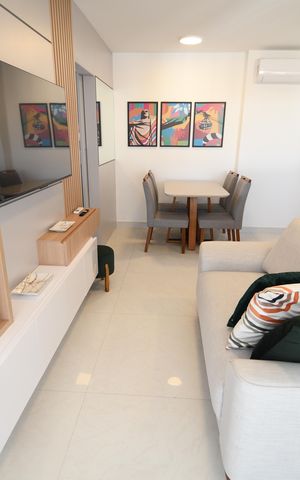 Apartamento à venda com 47m², 1 quarto e 1 vagaSala