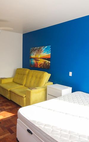 Studio para alugar com 33m², 1 quarto e sem vaga Studio para alugar com 33m², 1 quarto e sem vagaSala/Quarto