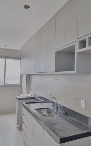 Apartamento para alugar com 66m², 2 quartos e 2 vagasCozinha e Área de Serviço