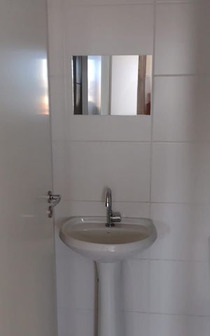 Apartamento para alugar com 33m², 2 quartos e sem vaga Apartamento para alugar com 33m², 2 quartos e sem vagaBanheiro