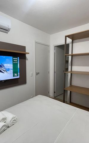 Apartamento para alugar com 24m², 1 quarto e sem vagaSuíte 