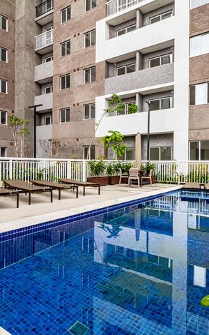 Apartamento para alugar com 24m², 1 quarto e sem vagaÁrea comum - Piscina