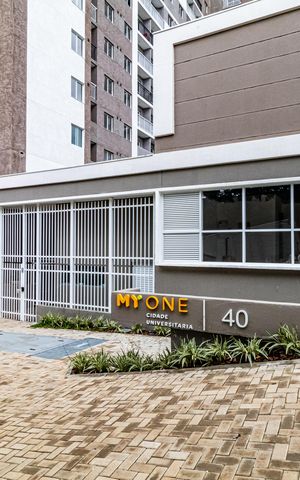 Apartamento para alugar com 24m², 1 quarto e sem vagaFachada e portaria