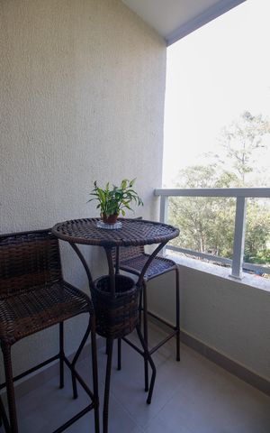 Apartamento para alugar com 52m², 2 quartos e 1 vagaVaranda da Sala