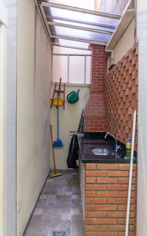 Casa de condomínio à venda com 73m², 2 quartos e 1 vaga Casa de condomínio à venda com 73m², 2 quartos e 1 vagaÁrea de Serviço - Churrasqueira