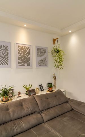 Casa de condomínio à venda com 73m², 2 quartos e 1 vaga Casa de condomínio à venda com 73m², 2 quartos e 1 vagaSala